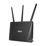 The ASUS RT-AC1750U router with Gigabit WiFi, 4 N/A ETH-ports and
                                                 0 USB-ports