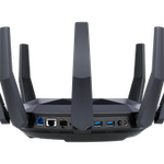 The ASUS RT-AX89X router with Gigabit WiFi, 8 N/A ETH-ports and
                                                 0 USB-ports