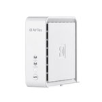 The AirTies Air 4920 router with Gigabit WiFi, 2 N/A ETH-ports and
                                                 0 USB-ports