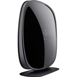 Thumbnail for the Belkin F9K1116 v2 router with Gigabit WiFi, 4 100mbps ETH-ports and
                                         0 USB-ports