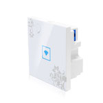 The COMFAST CF-E520N router with No WiFi, 2 100mbps ETH-ports and
                                             0 USB-ports