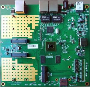 Thumbnail for the Compex WPQ864 router with Gigabit WiFi, 2 N/A ETH-ports and
                                         0 USB-ports