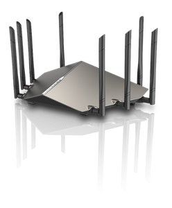 Thumbnail for the D-Link DIR-X9000 router with Gigabit WiFi, 4 N/A ETH-ports and
                                         0 USB-ports