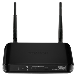 Thumbnail for the Edimax BR-6478Gn router with 300mbps WiFi, 4 N/A ETH-ports and
                                         0 USB-ports