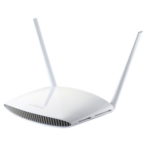 Thumbnail for the Edimax EW-7428HCn router with 300mbps WiFi, 1 100mbps ETH-ports and
                                         0 USB-ports