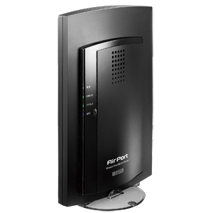Thumbnail for the I-O DATA WN-AG450DGR router with 300mbps WiFi, 4 N/A ETH-ports and
                                         0 USB-ports
