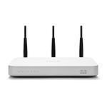 The Meraki MX60W router with 300mbps WiFi, 4 Gigabit ETH-ports and
                                                 0 USB-ports