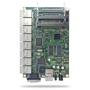 Thumbnail for the MikroTik RouterBOARD 493G (RB493G) router with No WiFi, 8 Gigabit ETH-ports and
                                         0 USB-ports