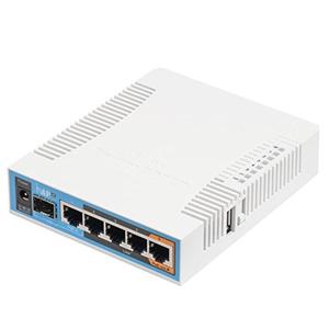 Thumbnail for the MikroTik RouterBOARD hAP lite (RB941-2nD-TC) router with 300mbps WiFi, 3 100mbps ETH-ports and
                                         0 USB-ports