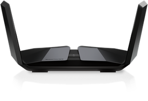 Thumbnail for the Netgear RAX200 (Nighthawk Tri-Band AX12) router with Gigabit WiFi, 4 N/A ETH-ports and
                                         0 USB-ports