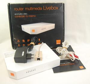 Thumbnail for the Orange Livebox 2.1 router with 300mbps WiFi, 4 100mbps ETH-ports and
                                         0 USB-ports