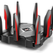 The TP-LINK Archer AX1000 v1.x router has Gigabit WiFi, 7 Gigabit ETH-ports and 0 USB-ports. 