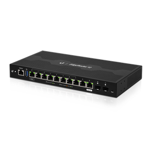 Thumbnail for the Ubiquiti Networks EdgeRouter 12 (ER-12) router with No WiFi, 8 N/A ETH-ports and
                                         0 USB-ports