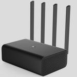 The Xiaomi MiWiFi HD router with Gigabit WiFi, 3 N/A ETH-ports and
                                                 0 USB-ports