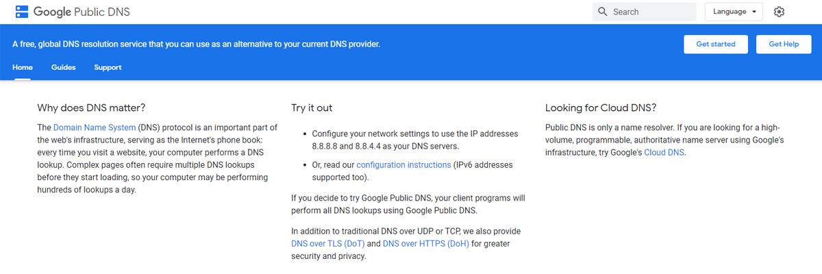 Google Public DNS