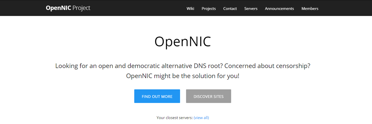 OpenNIC DNS